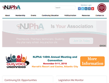 Tablet Screenshot of njpharmacists.org